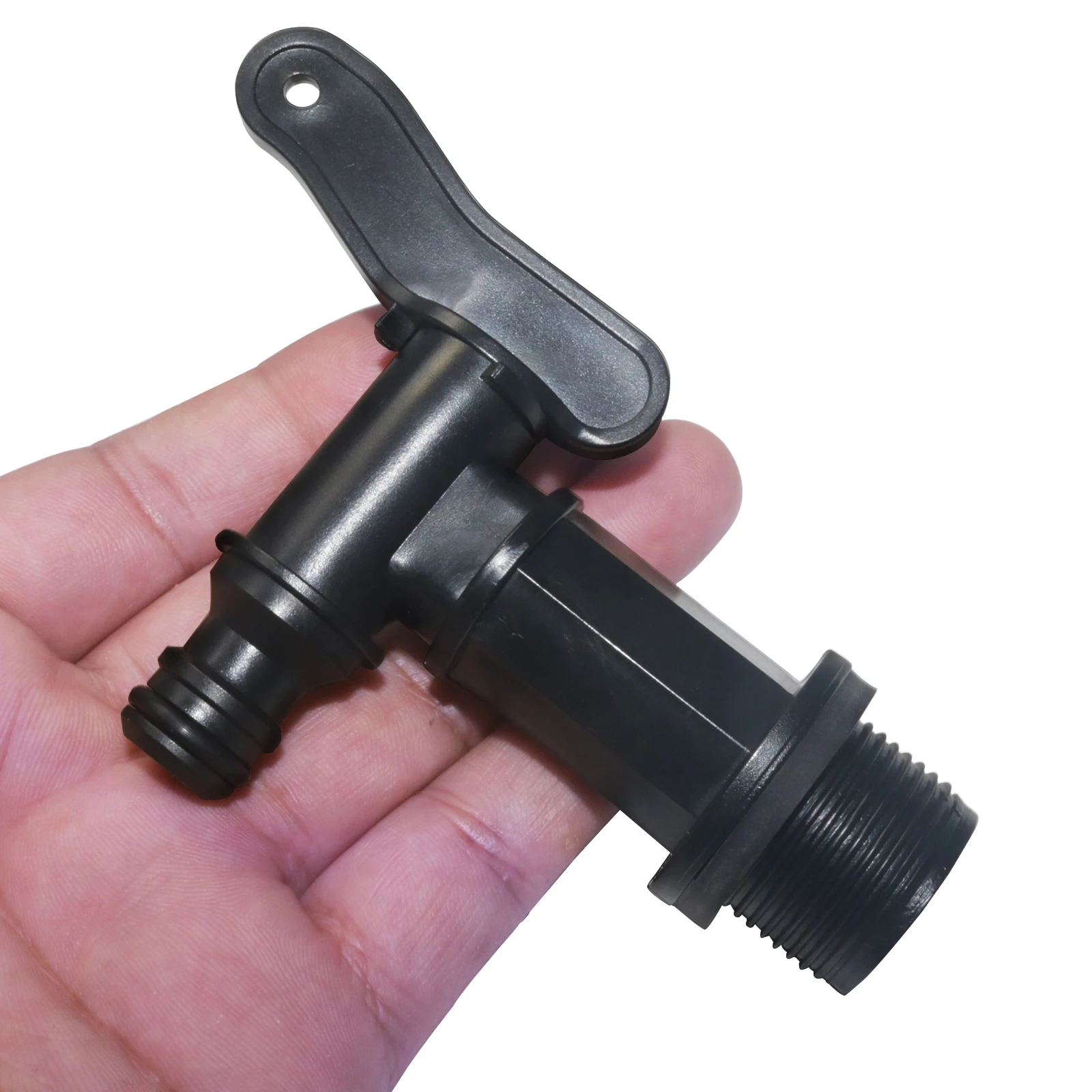 

5 шт. 3/4 дюйма IBC бочки для воды встык самодельный пластиковый кран для пива, дождя, резервуар для воды, кран для воды, садовый шланг Connecti