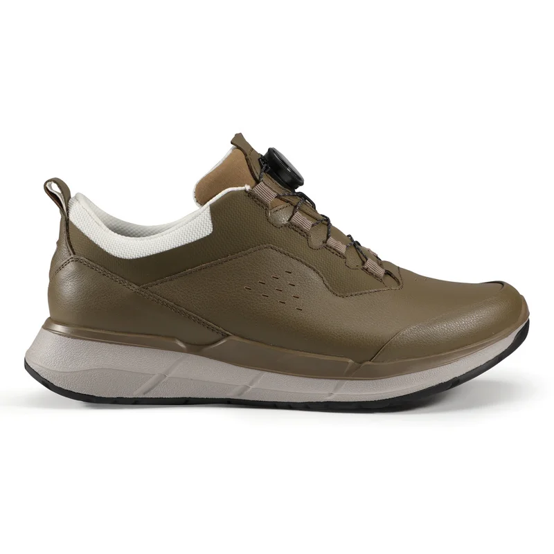 

Cow Leather Shoes Men Luxury Brand Original Swivel Buckle Loafers Streetwear Business Outdoor Running Hiking Hunting Sneakers 45