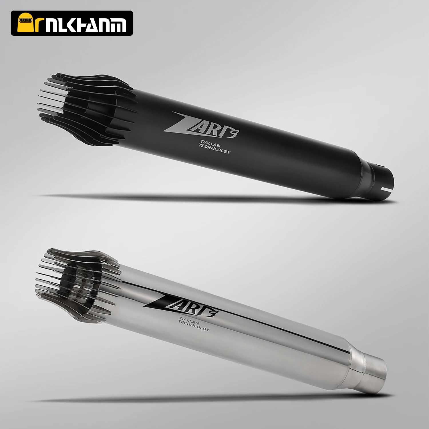 نظام عادم الدراجة النارية العالمي ZARD مقاس 51 مم، كاتم صوت هروب عتيق معدل