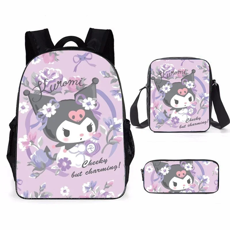 

MONISO Mochila Hello Kitty Sanrio Kuromi school girl backpack Travel Backpack Student Storage bag Bookbag Pencil bag cosplay bag