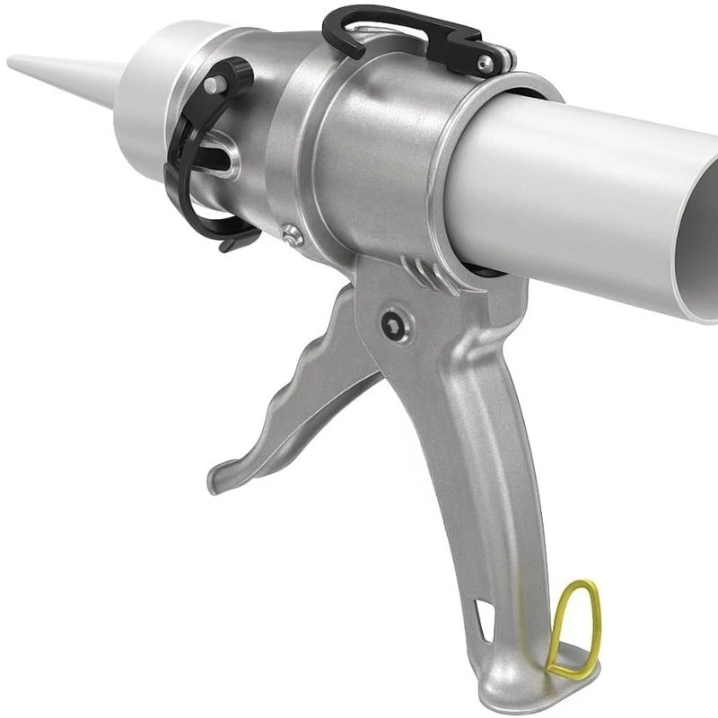 For Aluminum Alloy Glass Glue Gun, Drip-free and Labor-saving, Ultra-short Portable Glue Gun