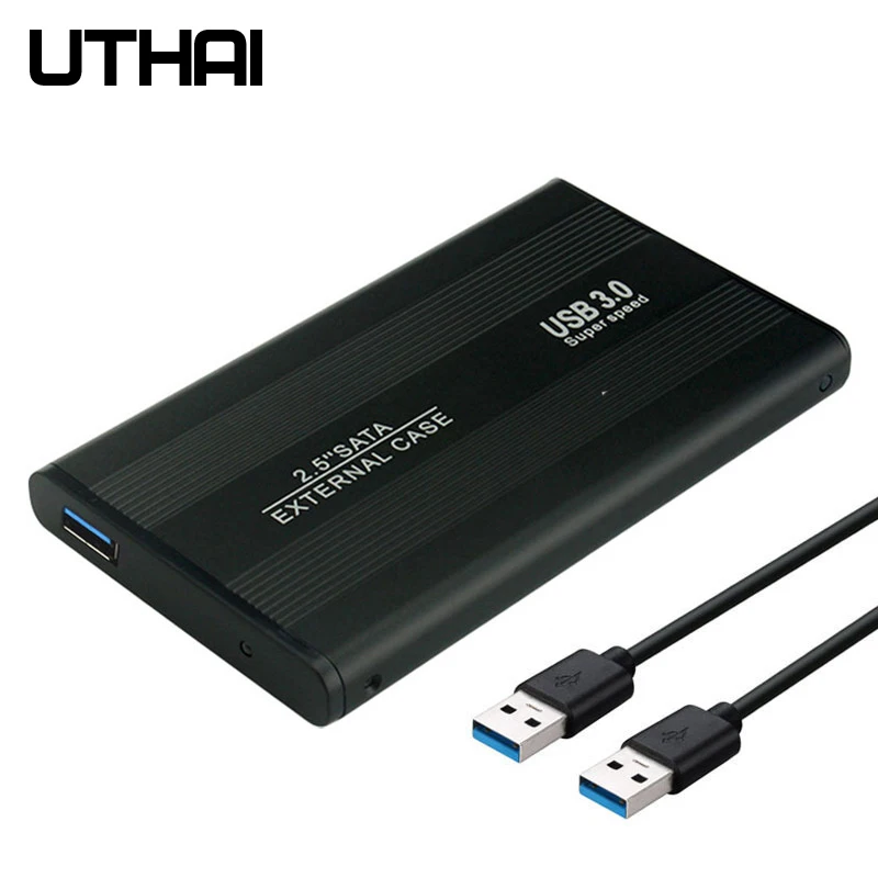 UTHAI G18 USB3.0/USB2.0 obudowa dysku twardego obudowa mobilna 2,5 cala SATA3 zewnętrzny uchwyt USB2.0 pudełko na dysk twardy