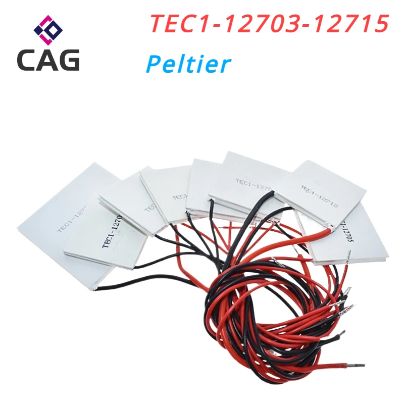 TEC1 12703 12704 12707 12705 12706 12708 12709 12710 12712 12715  12V 6A TEC1 12706 Thermoelectric Cooler Peltier DIY TEC1 12715