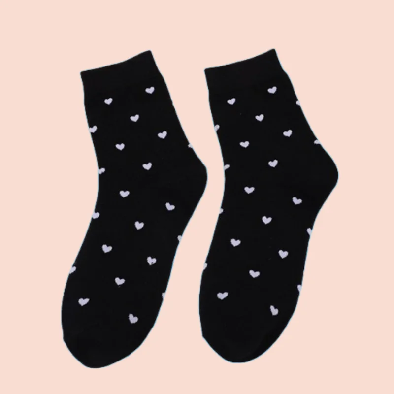 Calcetines sencillos de algodón para mujer, medias transpirables y cómodas, estilo Casual, para las cuatro estaciones, 3/6 pares