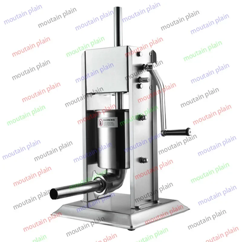 

Electric 10L/15L Sausage Stuffer Stainless Steel Making Sausage Machine Commercial Grade with 4 Filling Funnel for Home