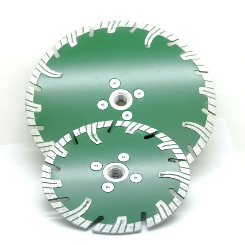 1PC M14 115 125 180 flange guard tooth corrugated plate diamond cutting disc stone material concrete carving grinding saw blade view 3