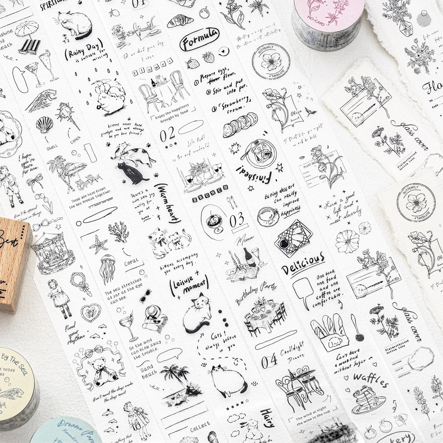 

1pcs/1lot Decorative Adhesive tapes Romantic Note Scrapbooking DIY Paper Scrapbooking Stickers