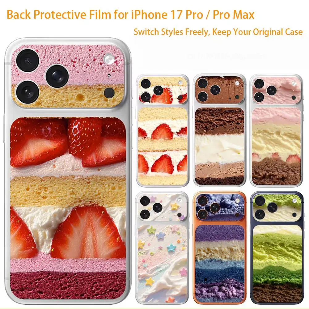 

Too Much Sweetness Premium Skin Wrap for iPhone 17 Pro/Max, Back Frame Camera Protective Decal (Not Case)