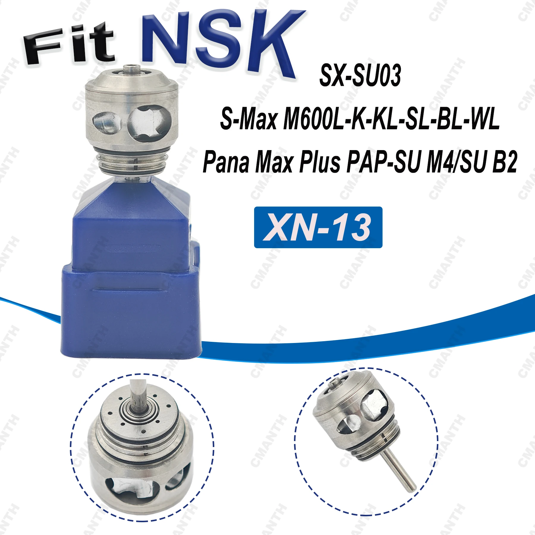 

Dental Turbine Air Rotor For NSK SX-SU03 Cartridge Rotor S-Max M600 M600L M600KL Pana Max Plus High Speed Handpiece Accessories