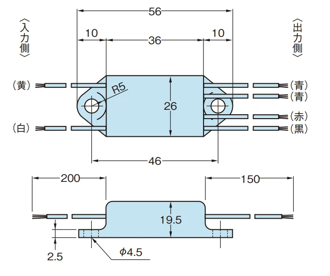 REISSMANN rectifier A200-D90 A100-D45 6-wire half-wave rectifier