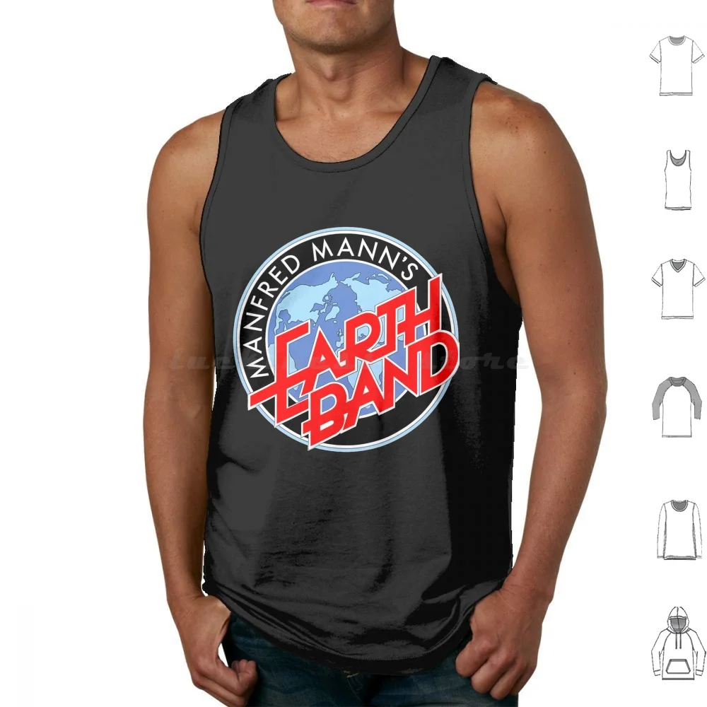 

Manfred-Manns-Earths-Band Tank Tops Vest Sleeveless Manfred Earth Manns Band Classic Retro Novelty Comedy Music Manfred