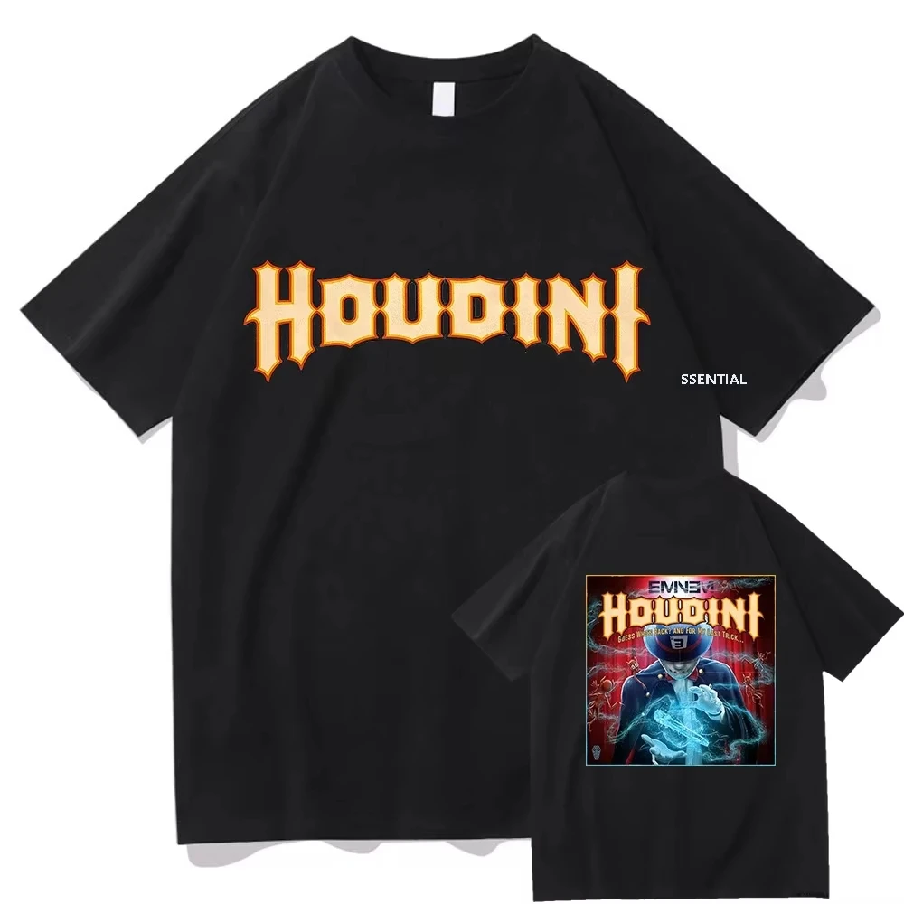 Eminem nuevo álbum Houdini camisetas clásicas gráficas Fans camiseta de manga corta hombres alta calidad ropa Unisex Tops