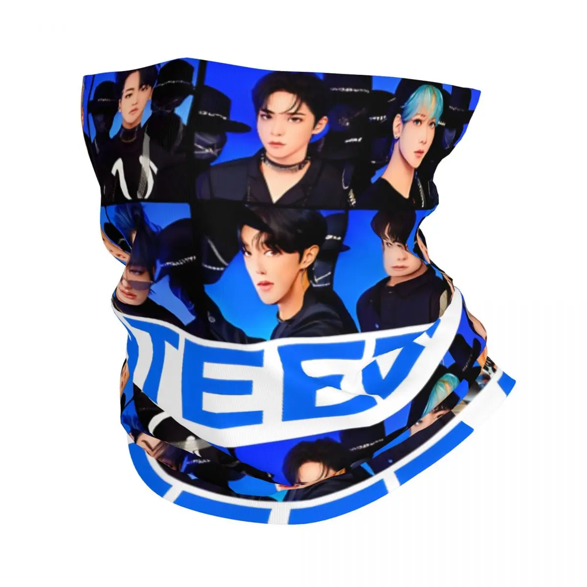 Ateez The World Movement Group Bandana Neck Cover Motorcycle Club ATEEZ Face Mask Cycling Face Mask Hiking Unisex Adult Washable