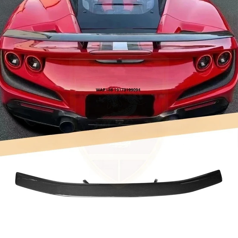 

Dry Carbon Fiber Novi Style Rear Spoiler Wing for F8 Tributo Spider