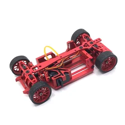 Telaio modificato aggiornamento metallo per auto zanzara 1/28 Racing Drift MINI-Q ricambi auto RC