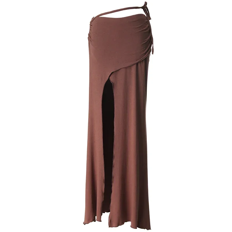 Costume de danse du ventre professionnel pour femmes, jupe longue sexy pour filles, vêtements d'entraînement de danse moderne, abordable