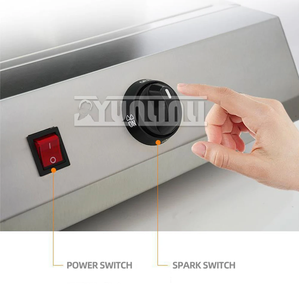 全自動ガスロータリーソーセージマシン商業ホットドッグ焙煎機多機能