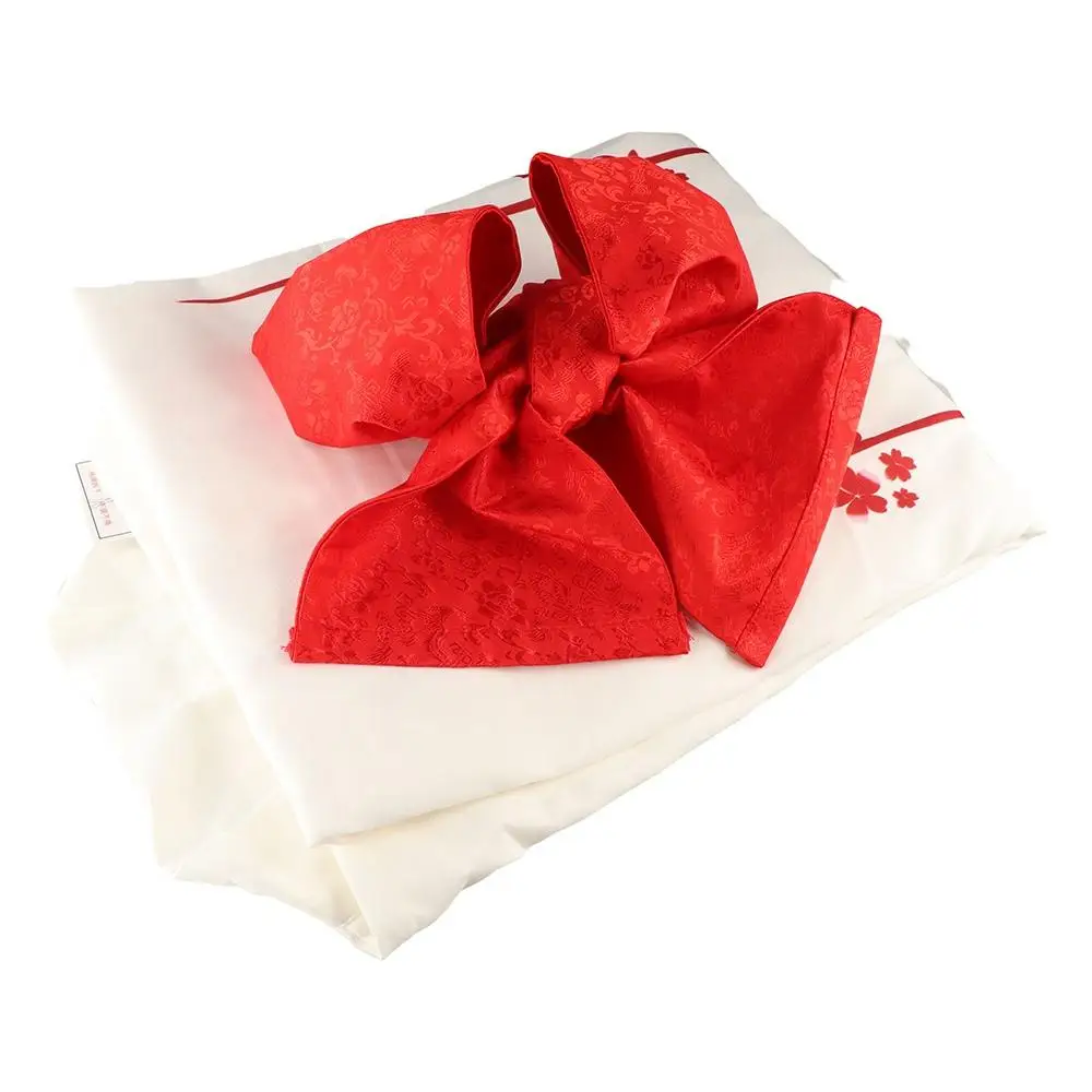 مطبوعة الأزهار التقليدية ثوب الكيمونو الياباني أناقة الآسيوية ساكورا فتاة كيمونو فستان النمط الياباني الجديد