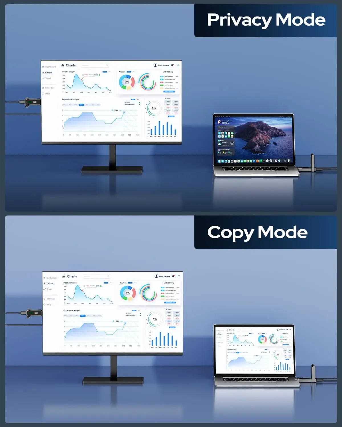 2026 Wireless Transmitter and Receiver, 492FT Long Range Extender, Low Latency & Stable Connection, Streams Video Wirelessly from Netflix, Laptop, TV Box, Camera to Multiple Screens & TVs