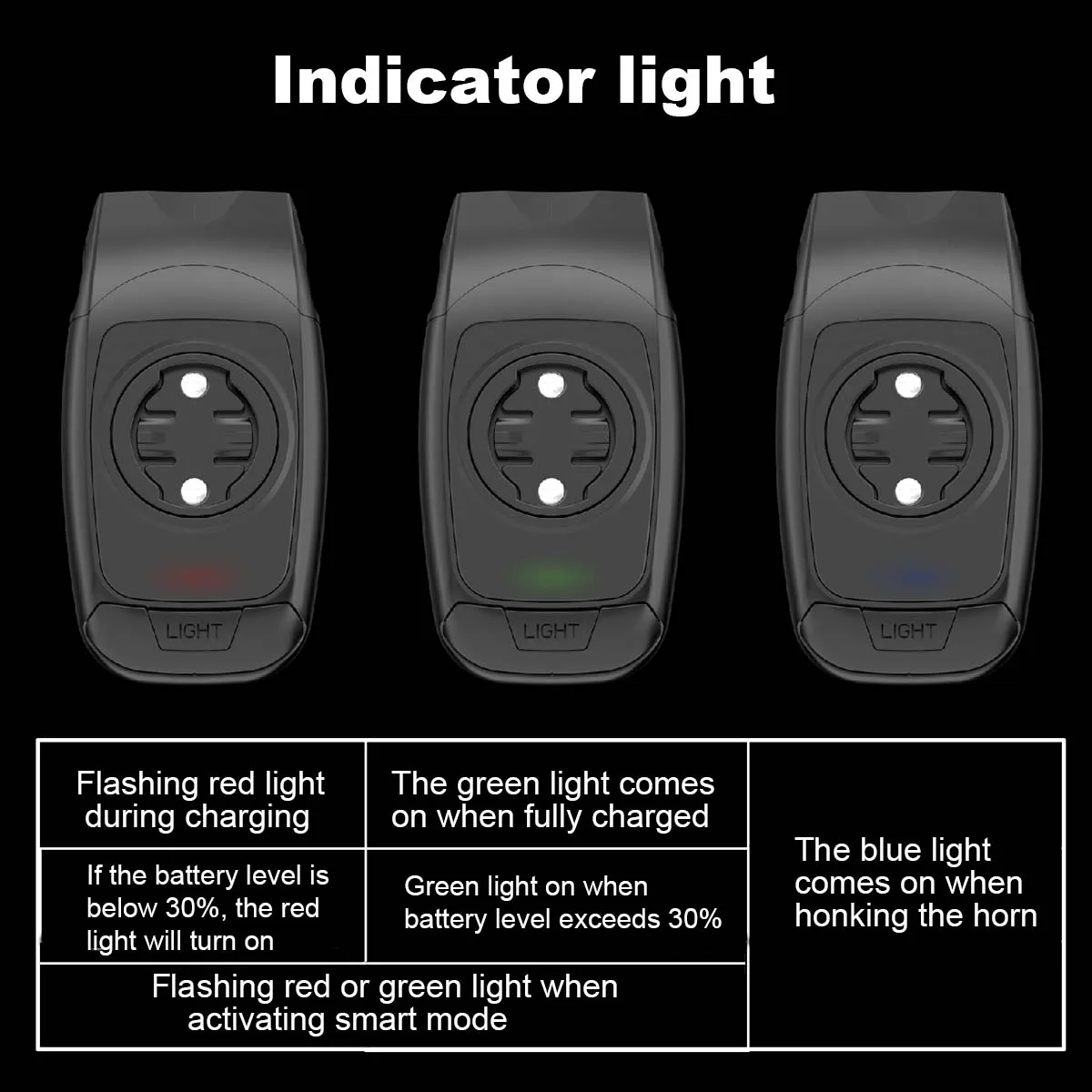 Bicycle lights & horns & Garmin computer stand 3in1, stacked BIKE computer base computer stand cycling code watch base headlighg