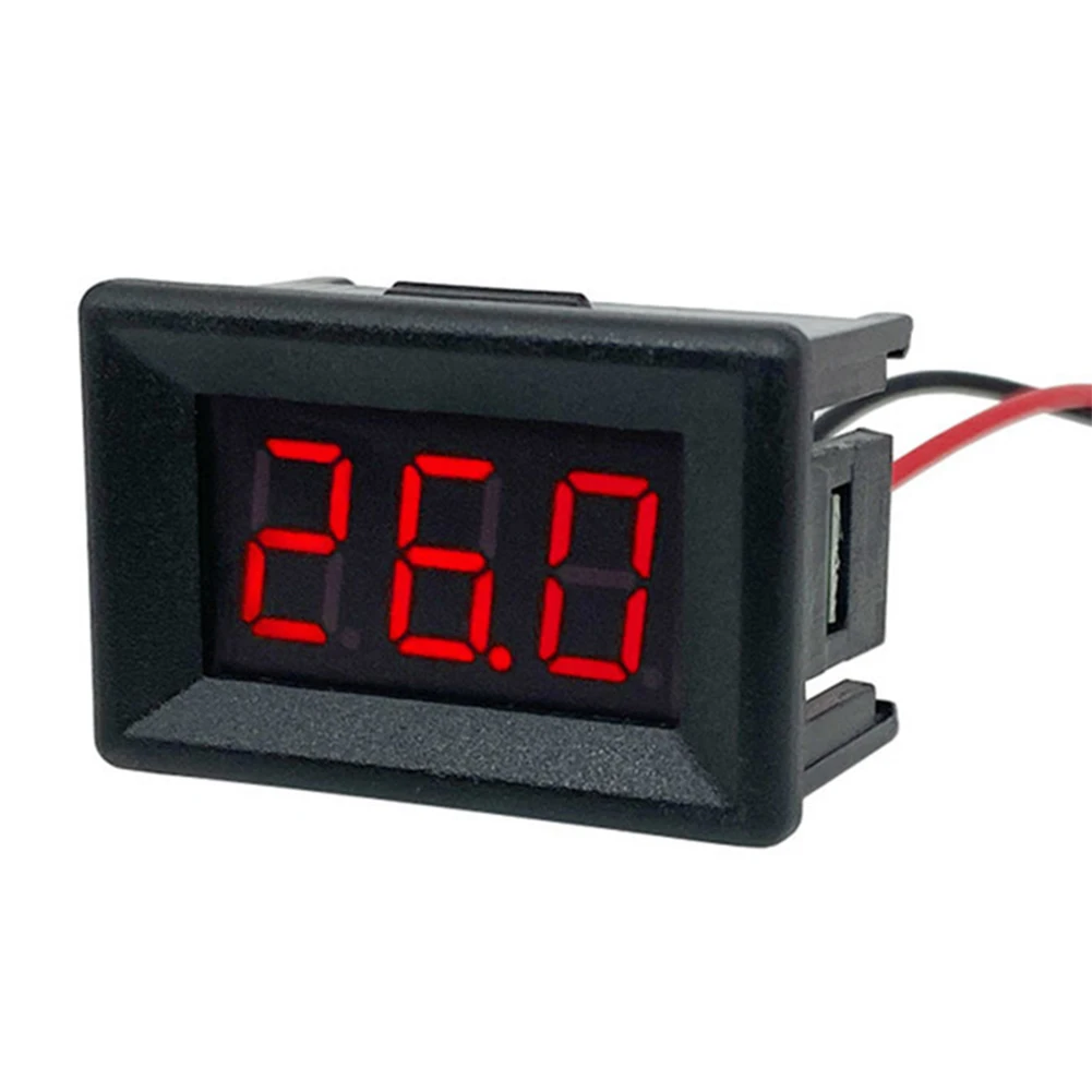 0.36 Inch DC0-30V 3 Bits Voltmeter Tester Digital LED Mini Display Module LED Digital Voltmeter for Car Motor Vehicle Tools