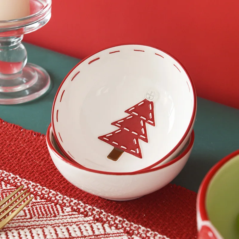 Santa Christmas Ceramic Snack Dish 2