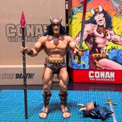 Super7 S7 Conan The Barbarian Comic Edition Dual-Head Deluxe 7-Inch Action Figure Toy Gift