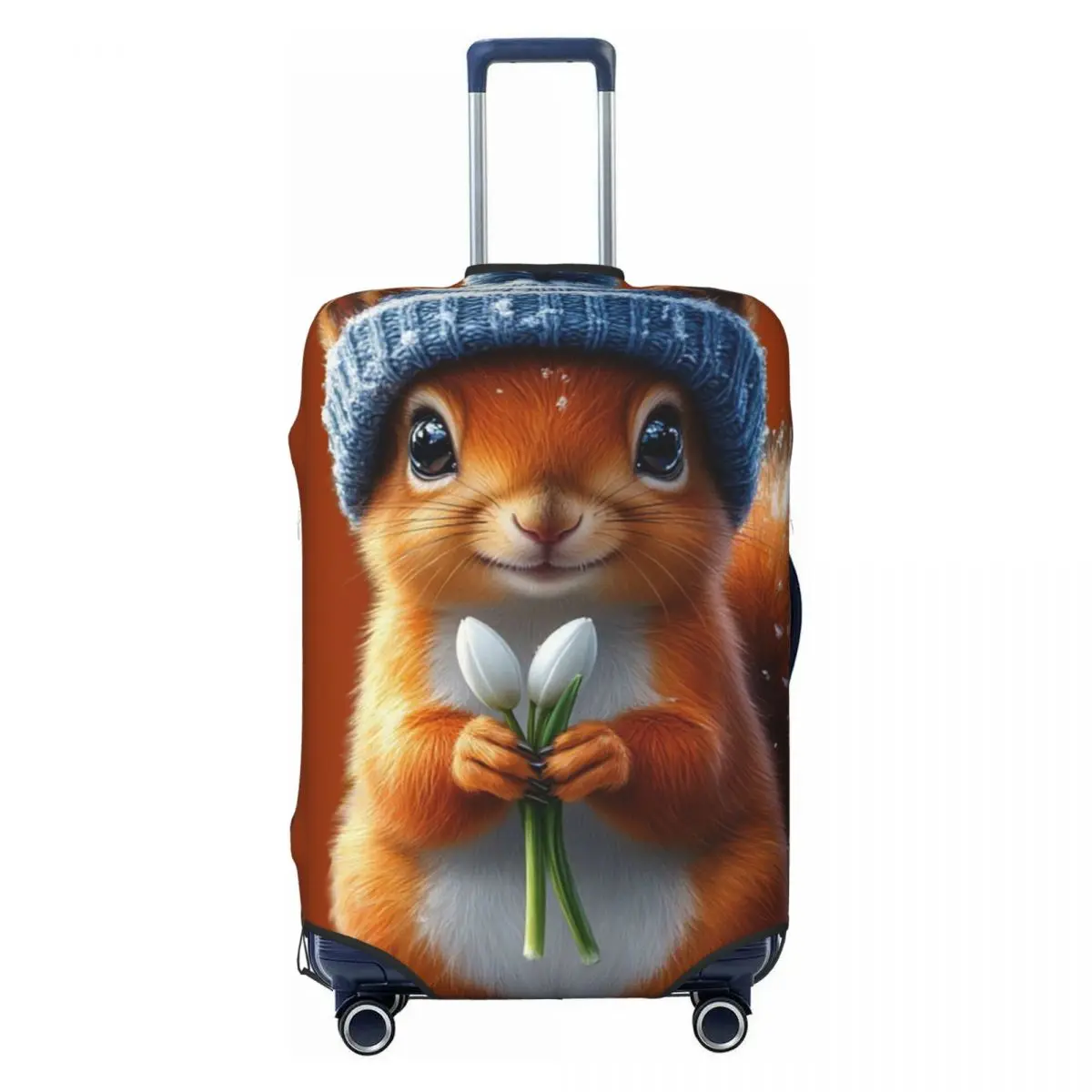 

Fashion Cute Squirrel Luggage Cover Protector Elastic Travel Suitcase Covers