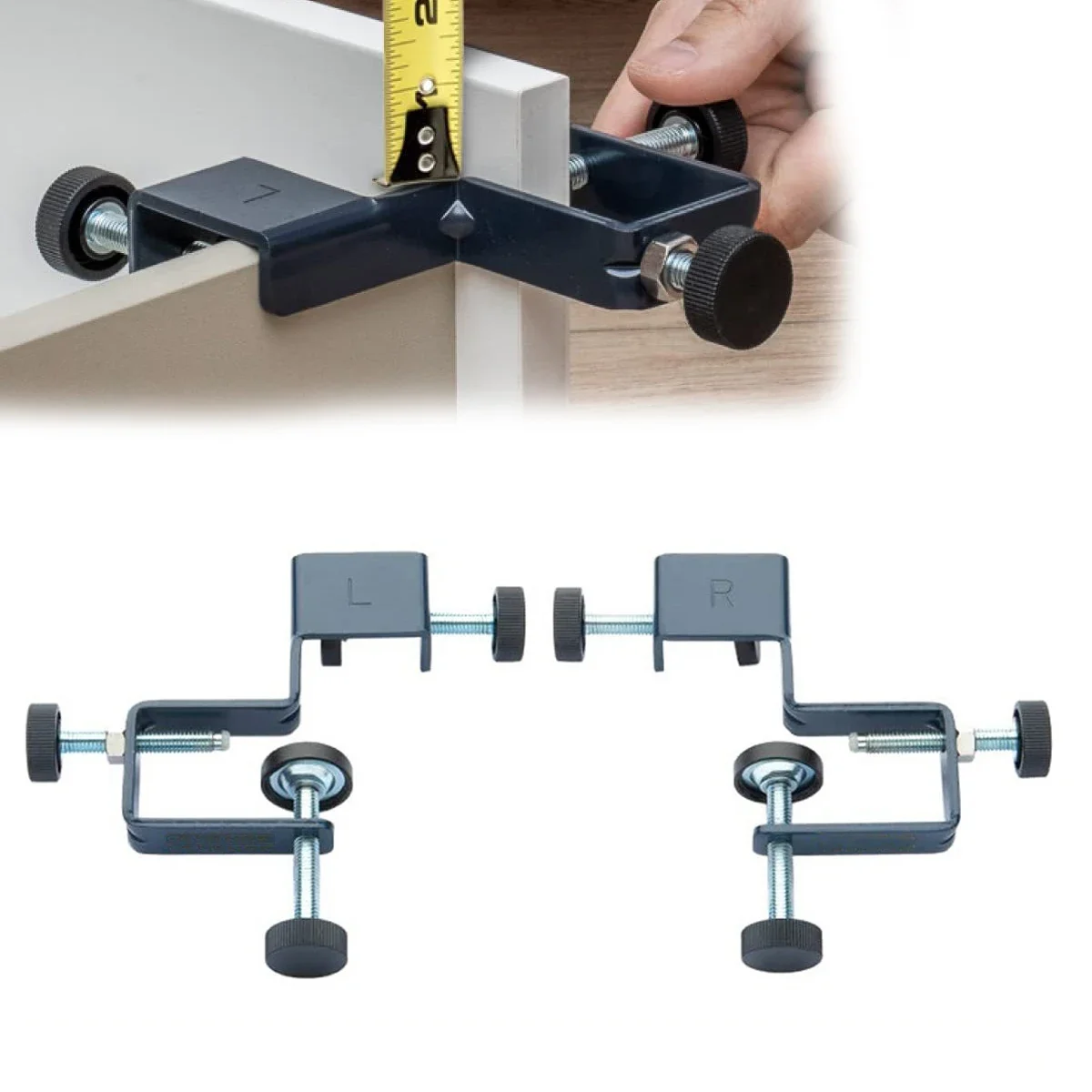 Micro-Adjusting Clamps Cabinet Installation Hardware Furniture Assembly Accurate Placement Tools Aligning Drawer Panels