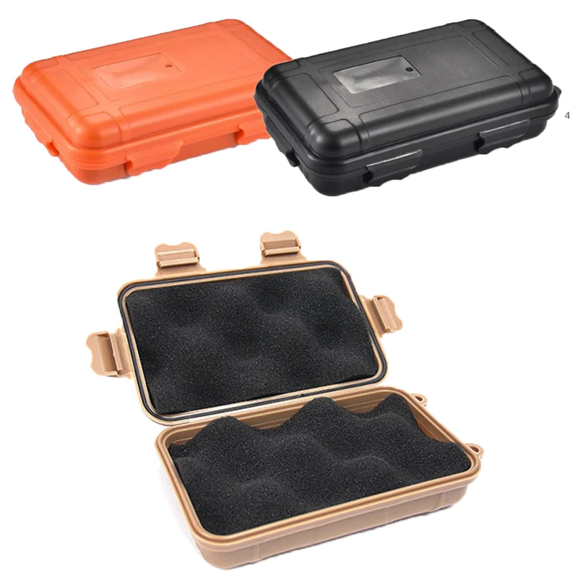 

EDC Outdoor Gear Waterproof Box Storage Kayak Camping Bushcraft Survive Tool Kit Carrying Travel Fish Trunk Airtight Seal Case