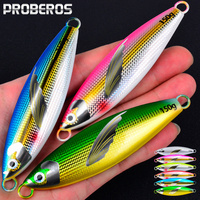 Proberos 1Pc Saltwater Jigs Fishing Lures, Saltwater Fishing Lure with Corrosion-Resistant Carbon for Tuna Salmon Grouper