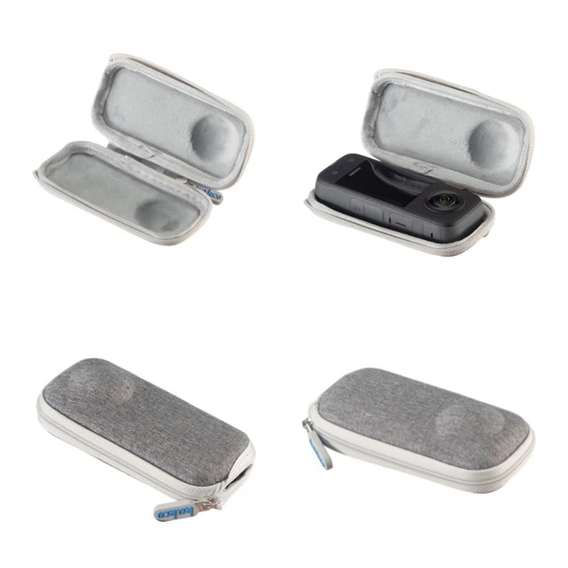 Insta360 mini bolsa de armazenamento cristal veludo caso protetor portátil para insta360 um x3 câmera panorâmica acessórios anti-gota saco