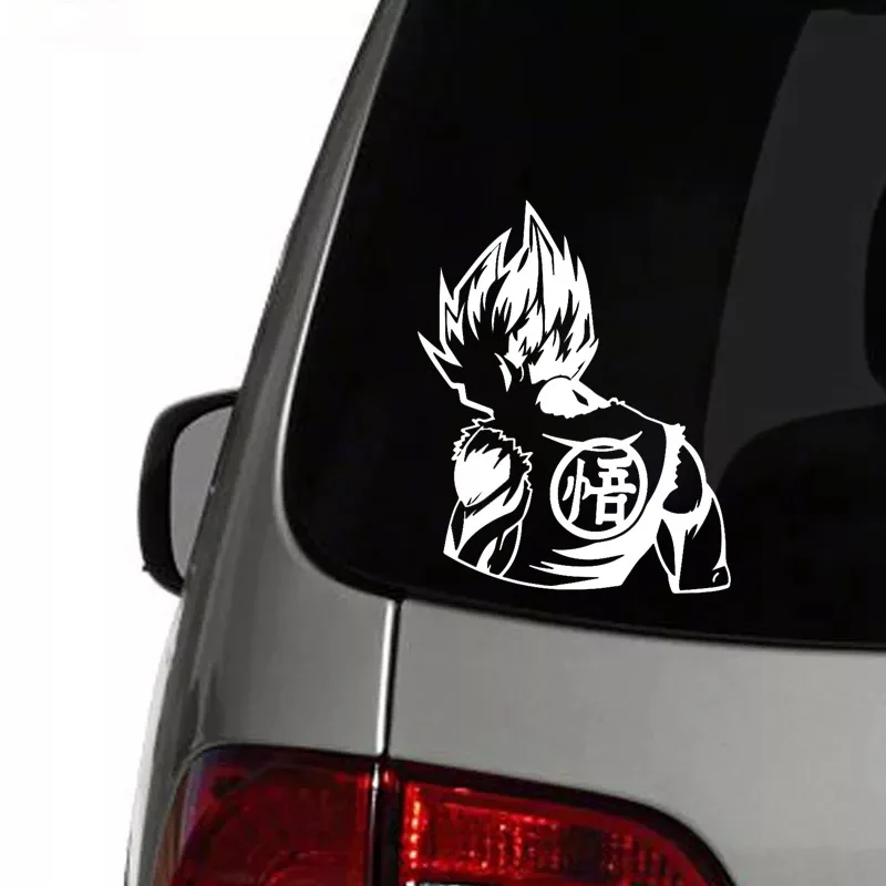 New Anime Dragon Ball Goku Sticker Super Saiyan Car Stickers Decals Waterproof Laptop Trunk Sticker for Kids Toys Birthday Gift