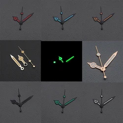 Watch Hands Needles Fit Submariner GMT Rlx Watch Parts For NH35 NH36 Movement SKX007 6105 Tuan Canned With Green Luminous
