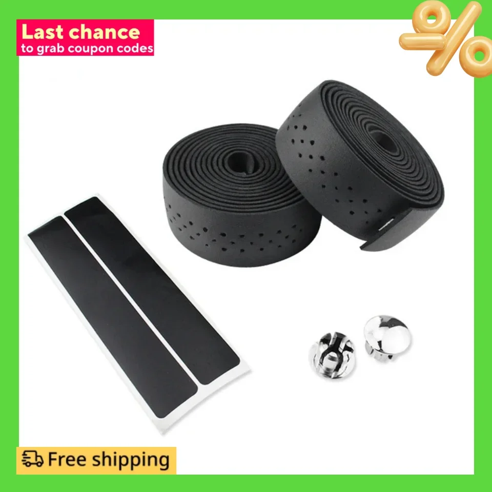 EVA Handlebar Tape Adhesive Bar Tape High Tenacity Bar Tape Shock Absorbing Bike Handle  With Hole for Road Bike