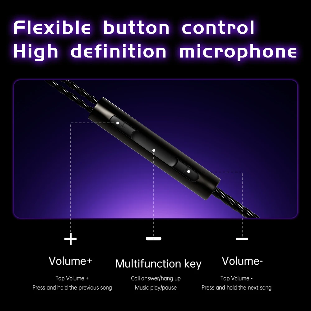 Наушники-вкладыши ND Planet с динамическим драйвером 12 мм