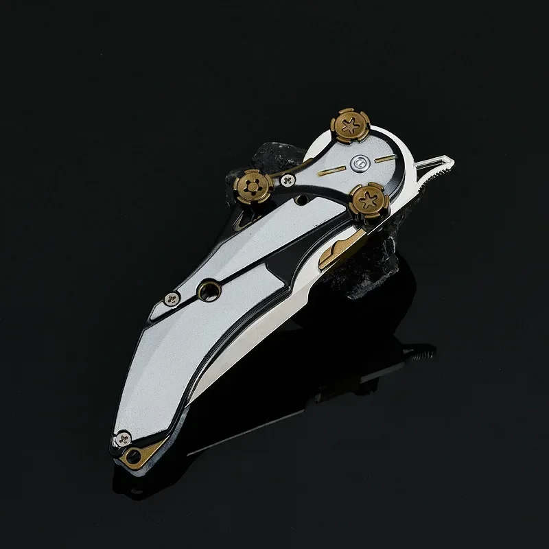 22 ซม.A Arena Breakout เกมอาวุธความเห็นอกเห็นใจมีดเกมยุทธวิธีการฝึกอบรมโลหะชุดเครื่องประดับหัตถกรรมของขวัญของเล่นเด็ก