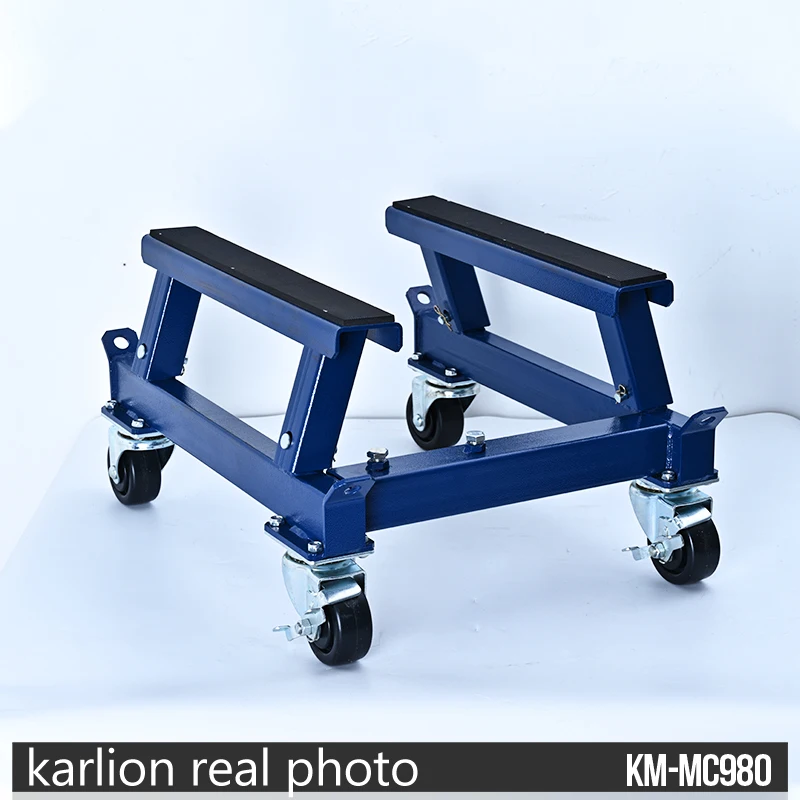 Motorcycle Repair Shop Solution Bike Mobility Roller Stand Effortless Motorcycle Mover Dolly Scissor Lift Table KARLION KM-MC980
