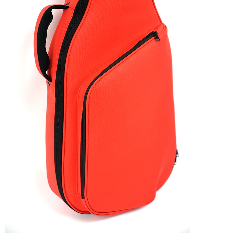 エレキギターバッグ肥厚落下防止バックパック 39 インチレッドギターポータブルギターバッグ