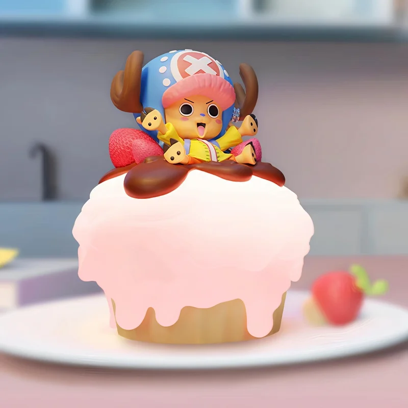One Piece Tony Tony Chopper Nachtlicht Blind Box Leuchtende trendige Figur Ornament Glow In The Dark Sammlerstück Geschenk Anime Dekor