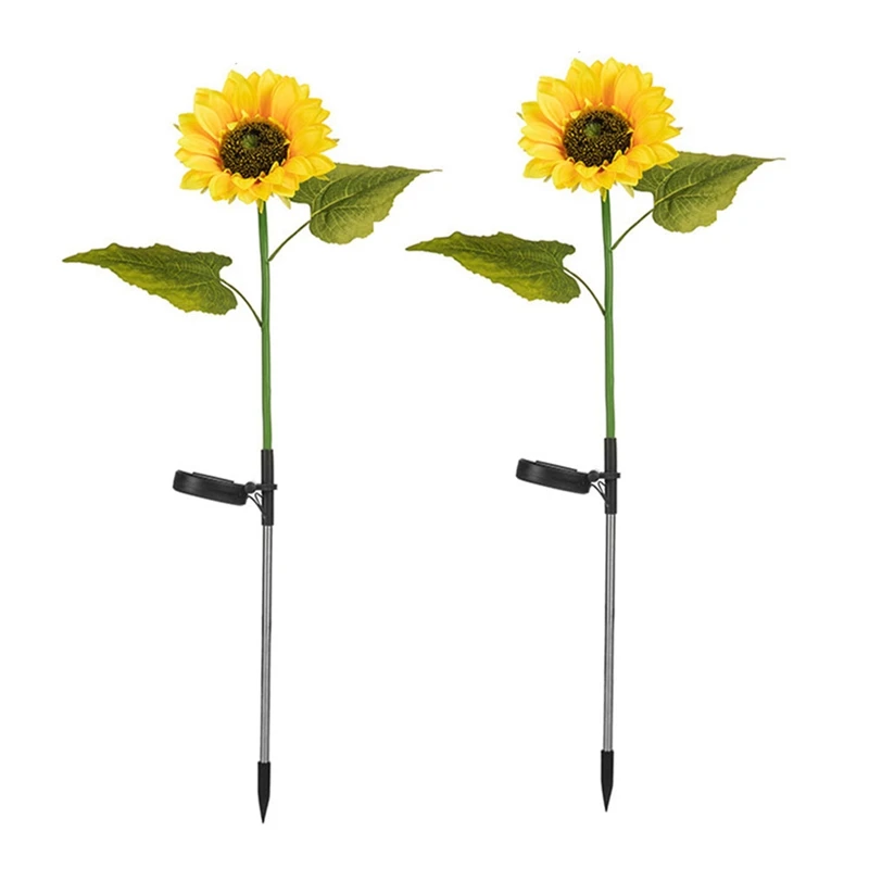 

Sunflowers Waterproof Solar Flowers Pathway Light For Patio Yard Garden Decoration