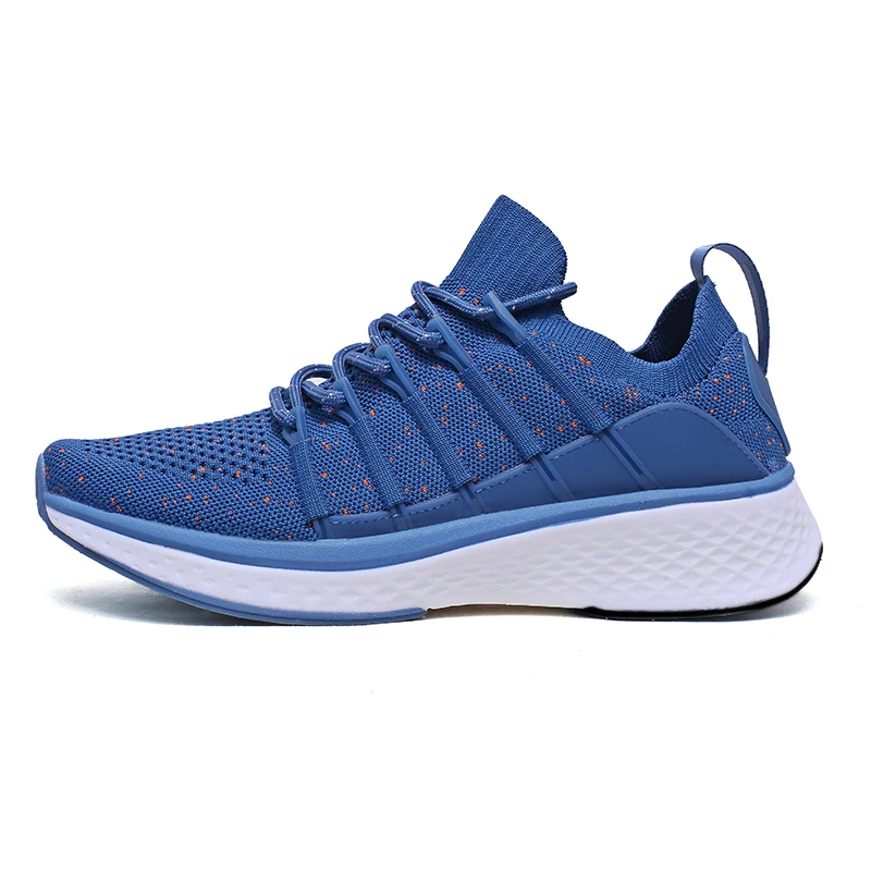 Running Shoes Men's Breathable Shockproof Marathon Athletic Shoes Work Tennis Sneakers Lace Up Ultralight Sports Casual Shoes