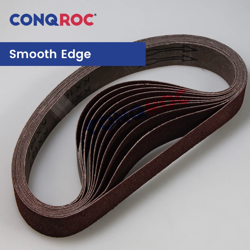 10 Pieces 35x640mm Sanding Belts Aluminum Oxide Abrasive Belts P36~600