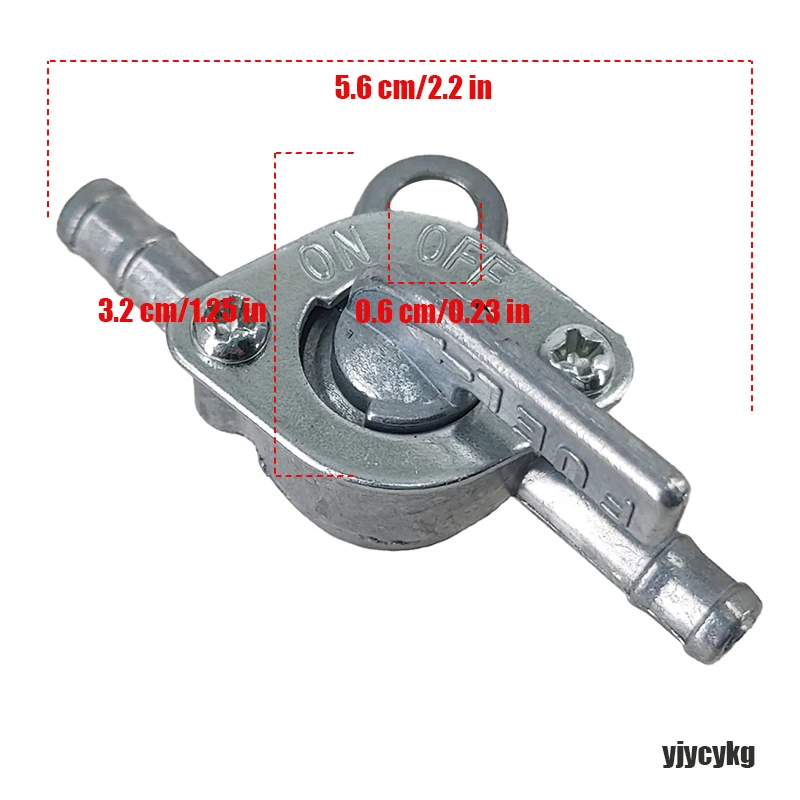 High Quality Motorcycle Gas Petrol Valve Fuel Tank Switch Motorbike Mini Auto Key Ring On Off Accessories Scooter Fuel Tap 6mm