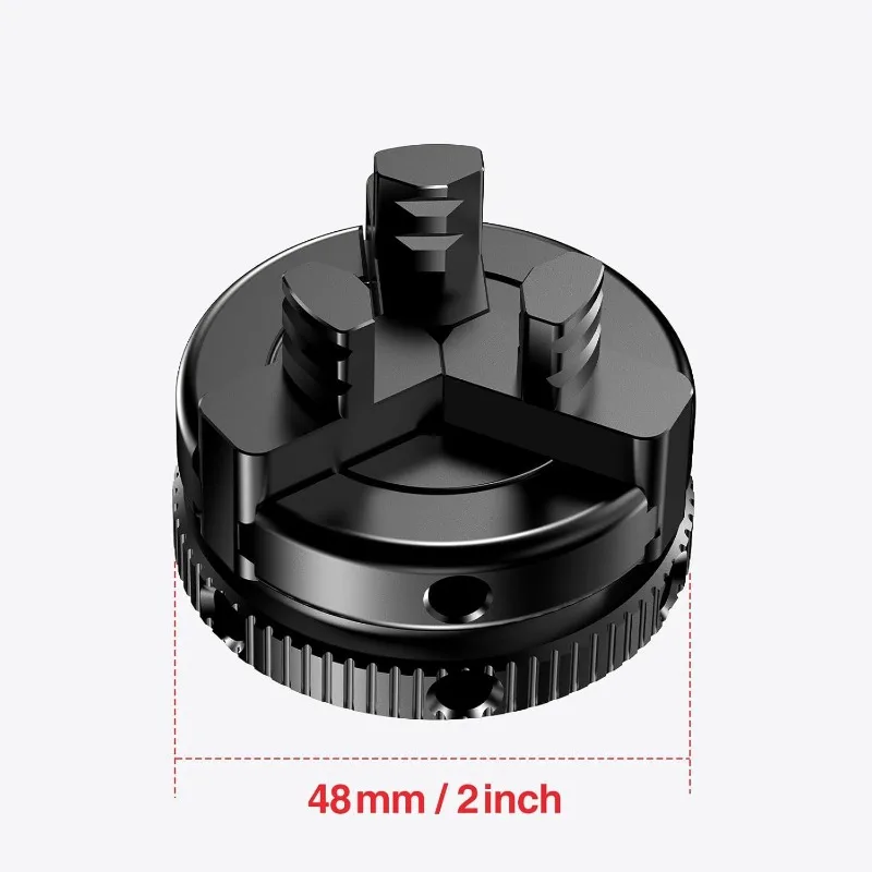 Steel 2 inch mini 3-jaw, 4-jaw self-centering woodworking chuck
