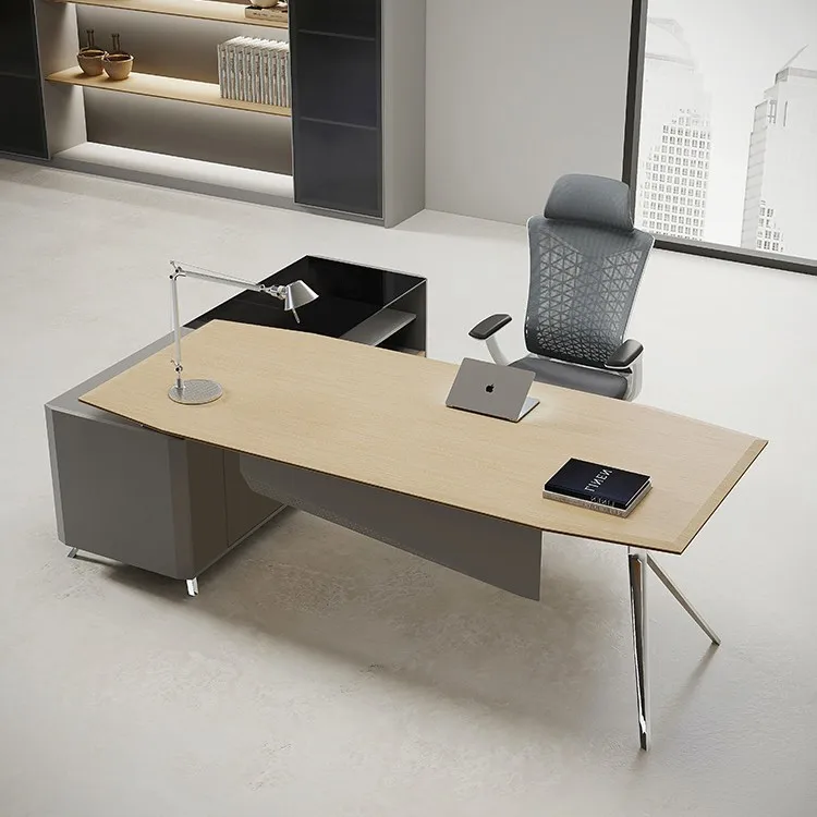 Manager desk and chair combination office desk fashion single table