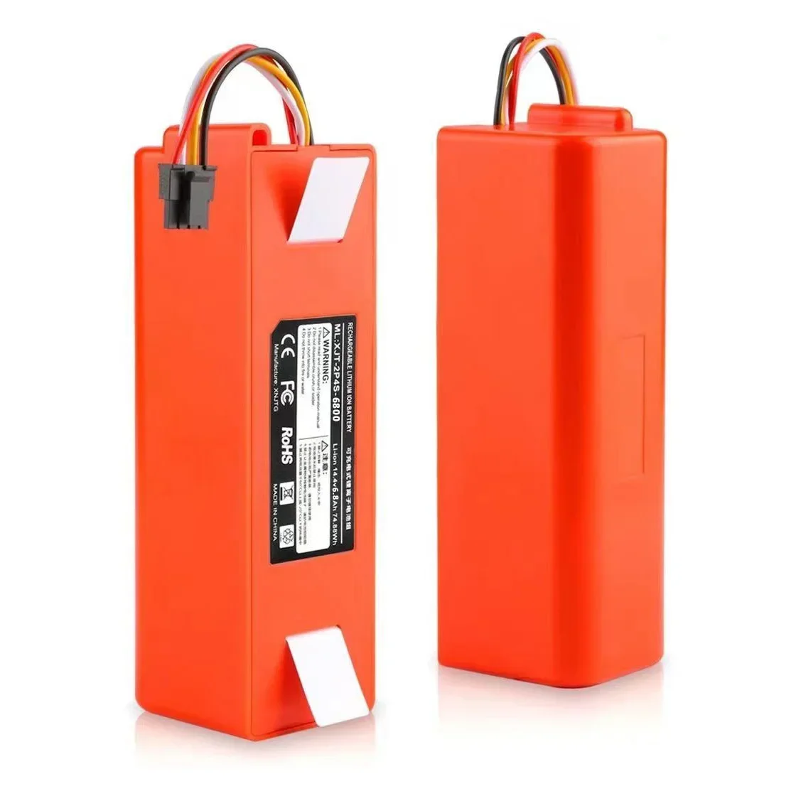 100%.Новинка. Аккумулятор для робота-аспиратора Xiaoml Roborock S5 max, S50, S51, S52, S55, аксессуары, 14,8 В, 6800 мАч,