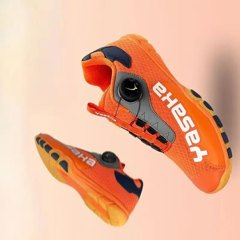 2026 Luxury Brand Table Tennis Shoes Mesh Breathable Indoor Court Shoe Quick Lacing Badminton Shoe Light Weight Tennis Shoe Men