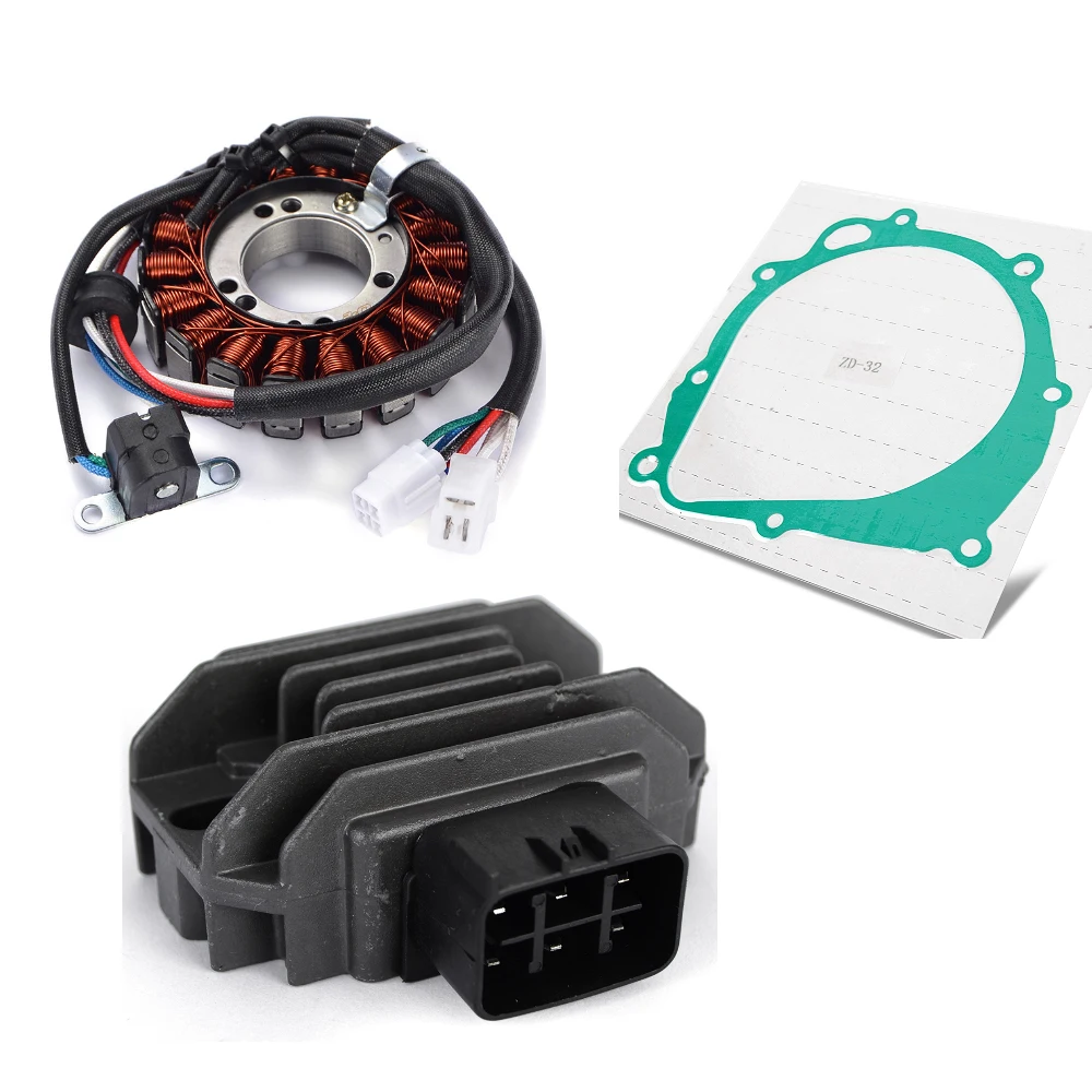 Stator Coil Gasket Kit +Voltage Regulator Rectifier for Arctic Cat DVX400 DVX 400 2004 2006 2007 2008 KSF KFX 400 2003-2006