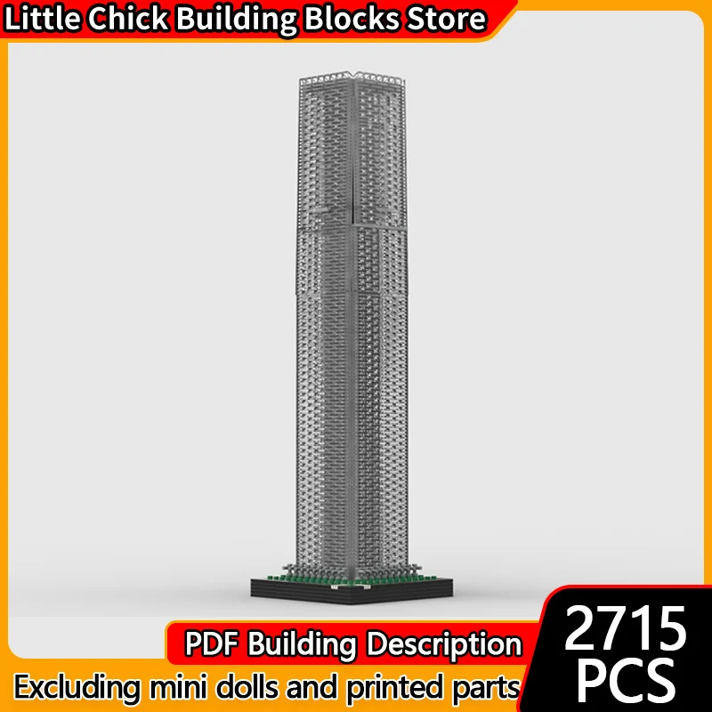 

City Street View Model MOC Building Bricks Skyscraper Building Modular Technology Children Holiday Gifts Assemble Toys Suit